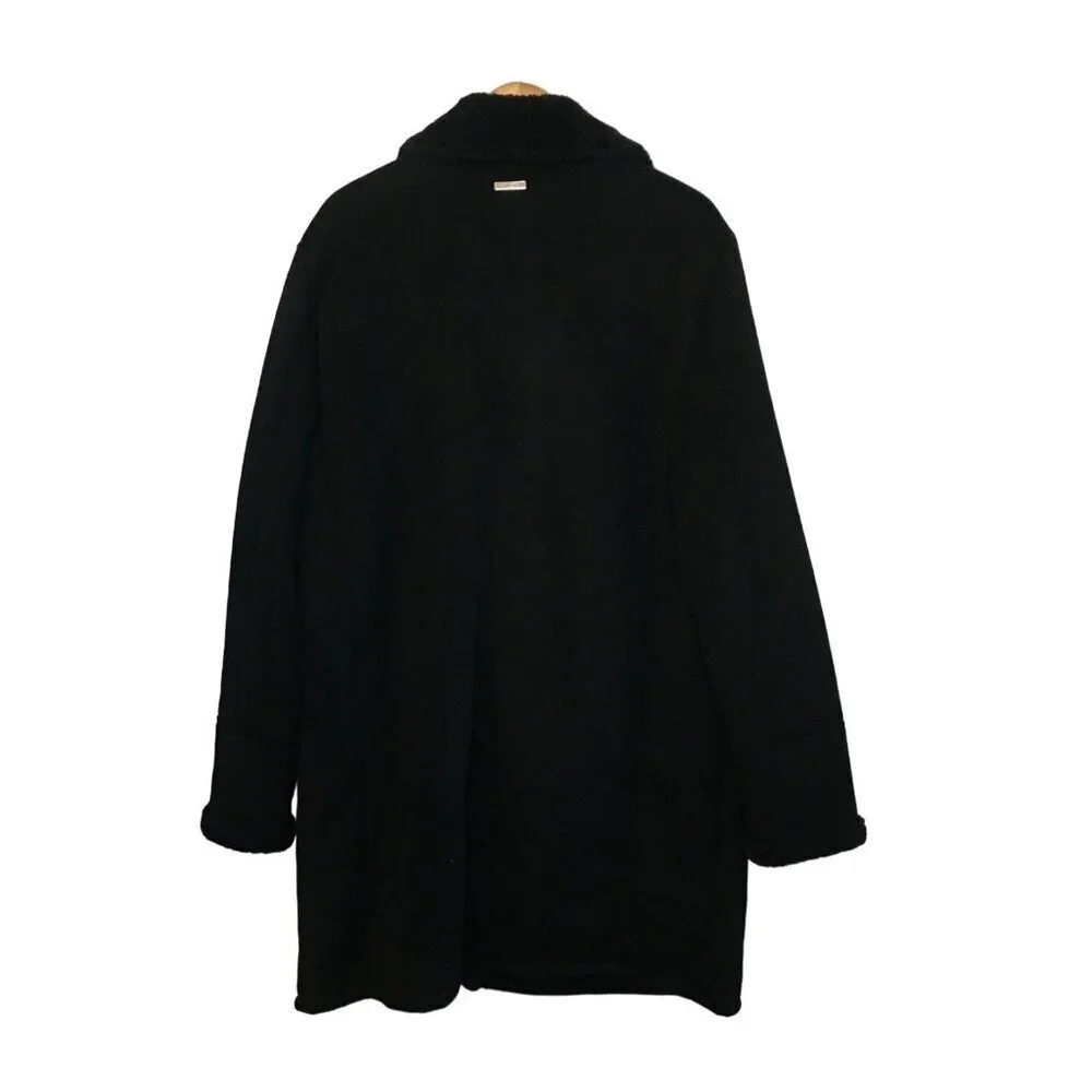 Guess Men's jacket  XXL Black Suede